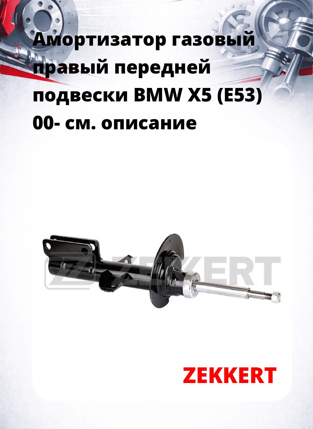 Амортизатор газовый правый передней подвески BMW X5 (E53) 00-